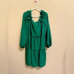 Girls Green Dress